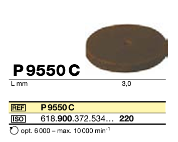 FR P9550C Non Monté (900) D220 bte/10