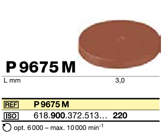 FR P9675M Non Monté (900) D220 bte/10