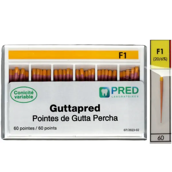 Guttapred Conicité Variable (Bte/60)