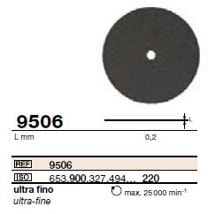 [85617] Disque 9506 Non Monté (900) D220 bte/10