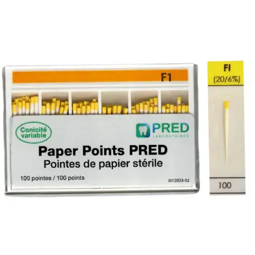 [67121xx] Pointes Papier Conicité Variable (Bte/100)