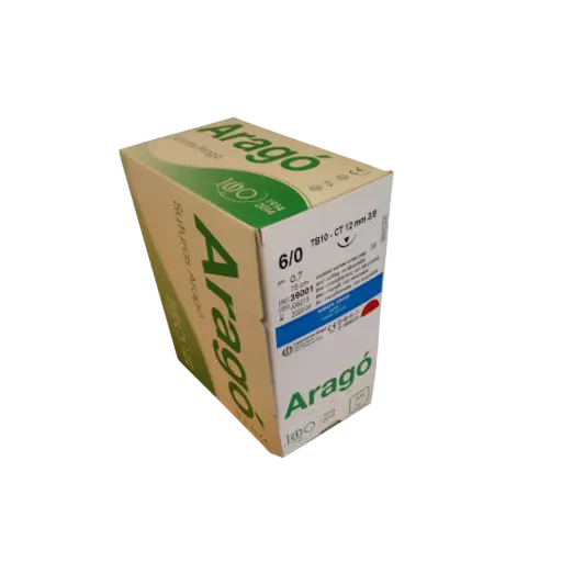 [96867] Sutures Norefil 6/0 75cm CT 13mm 3/8 Bleu Boite/36